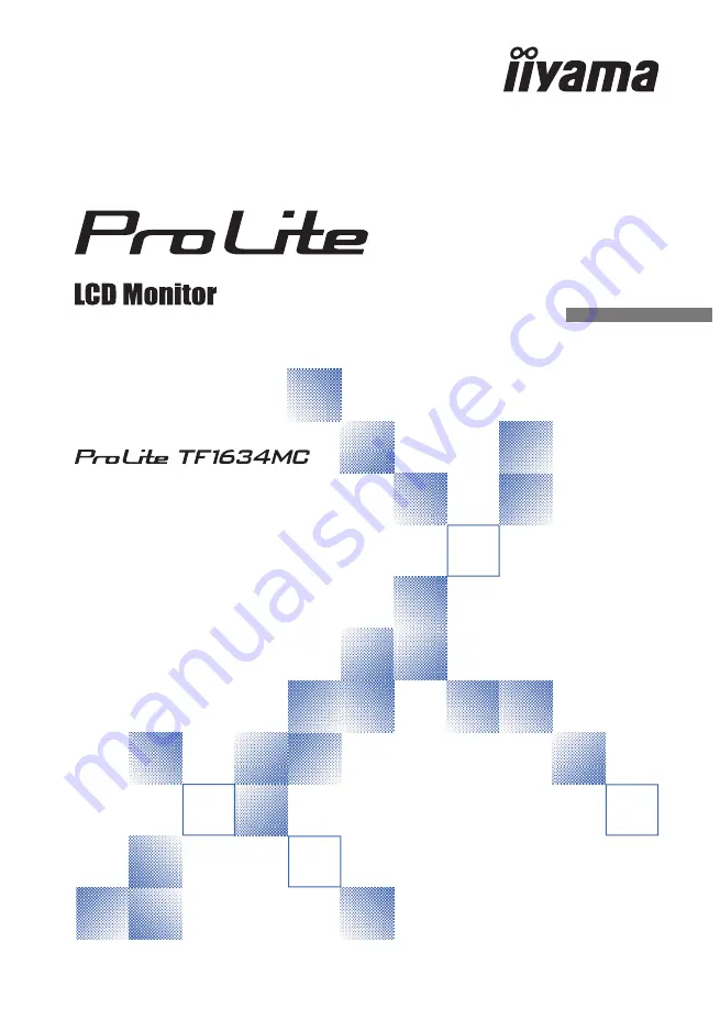 Iiyama ProLite TF1634MC Скачать руководство пользователя страница 1