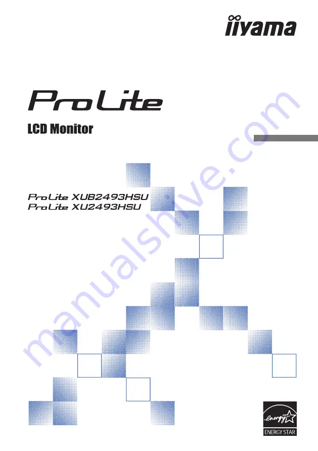 Iiyama ProLite XU24S3HSU Скачать руководство пользователя страница 1