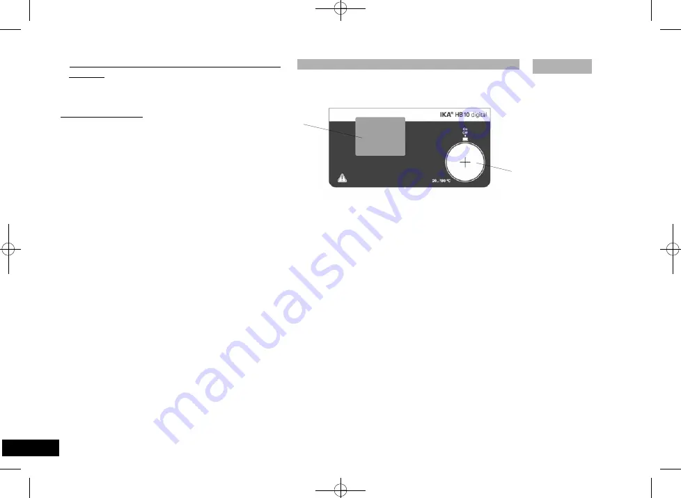 IKA HB 10 Operating Instructions Manual Download Page 18