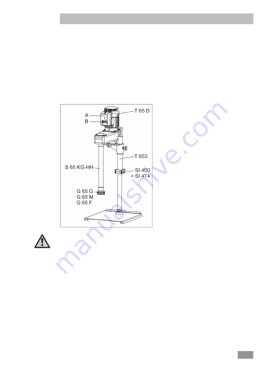 IKA T 65 D Operating Instructions Manual Download Page 6