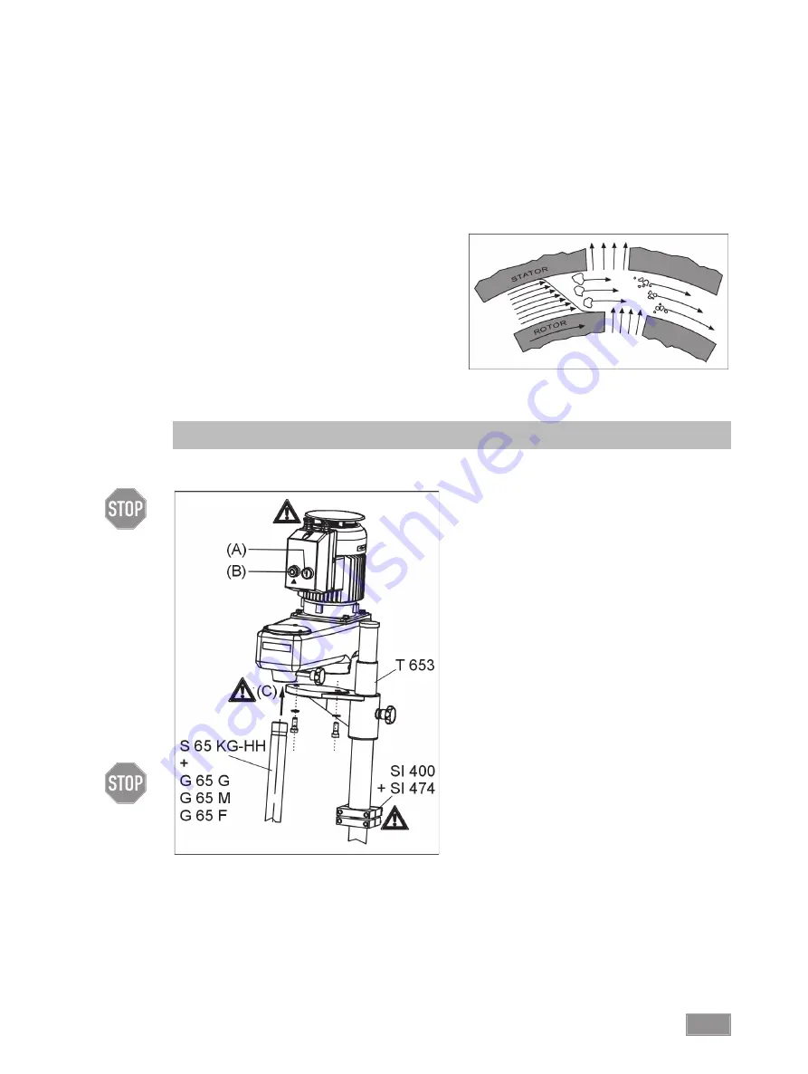 IKA T 65 D Operating Instructions Manual Download Page 7