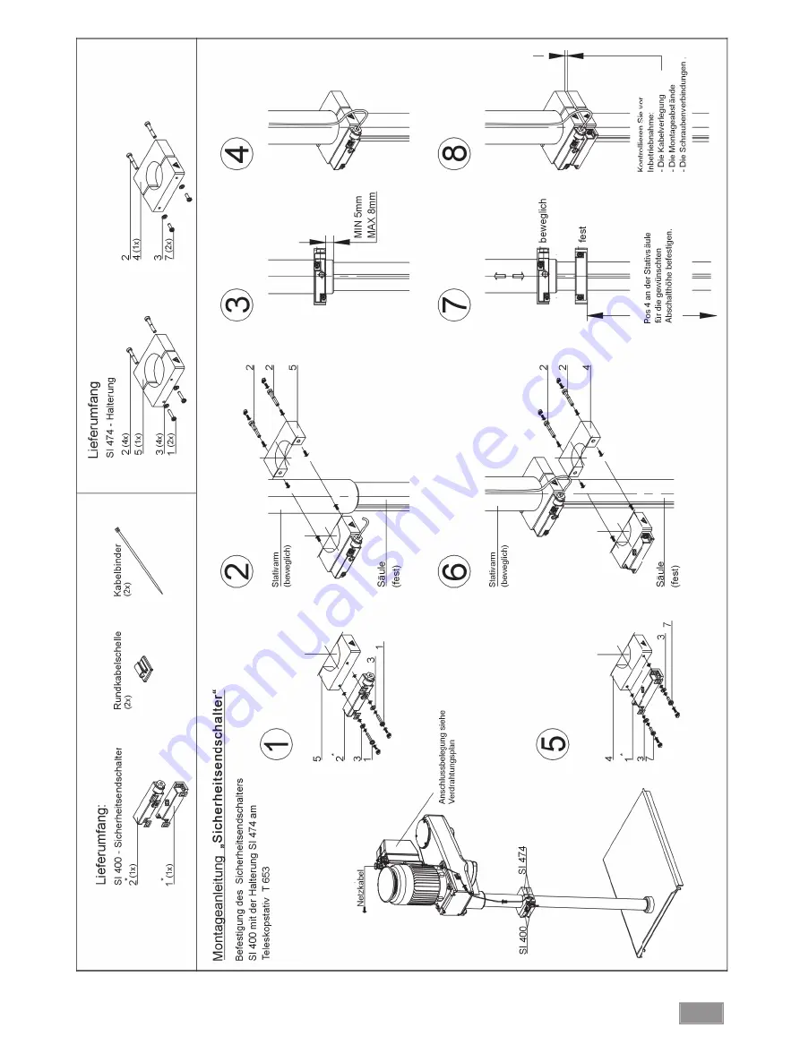 IKA T 65 D Скачать руководство пользователя страница 8