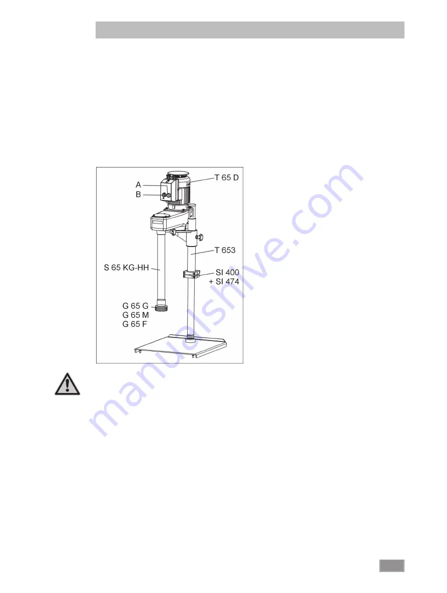 IKA T 65 D Operating Instructions Manual Download Page 30