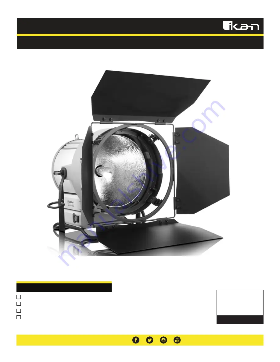 Ikan LSGP-001 Скачать руководство пользователя страница 1