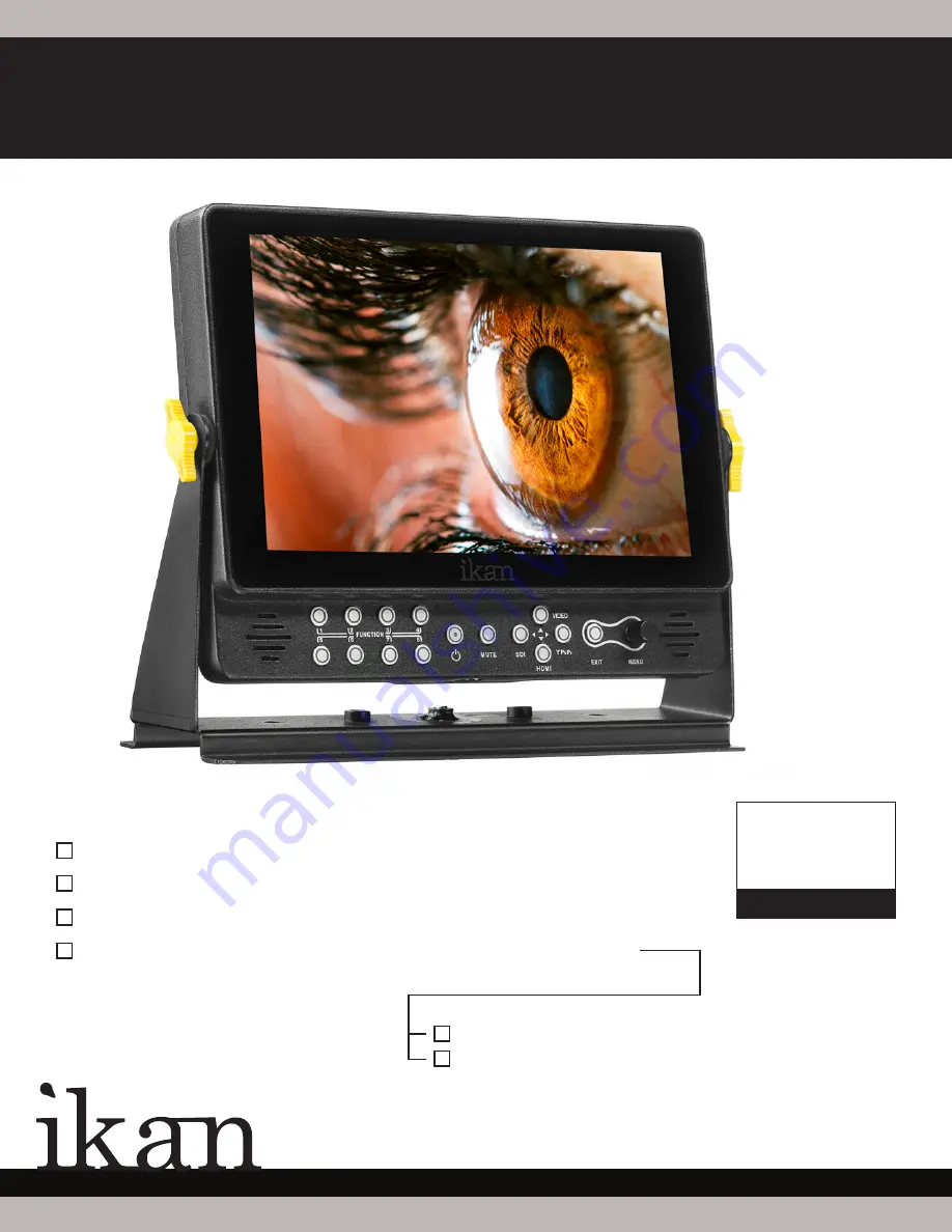 Ikan VX9w Quick Start Manual Download Page 1