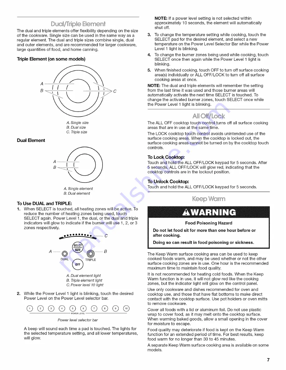 IKEA 1502096L Use & Care Manual Download Page 7