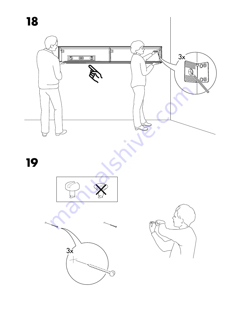 IKEA BESTA BURS Assembly Instructions Manual Download Page 15