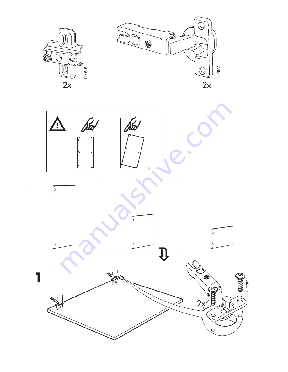 IKEA BESTÅ HOLMBO DOOR 23 5/8X15