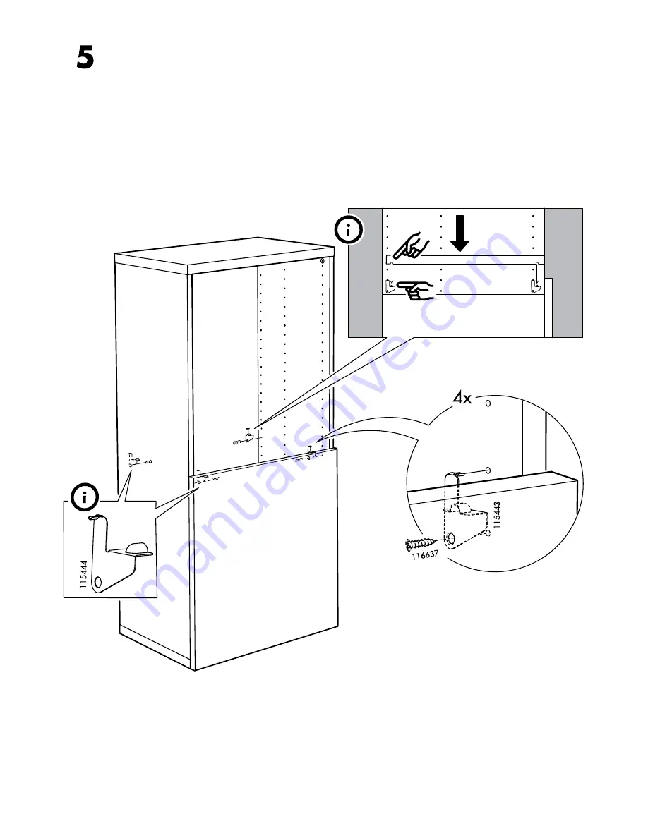 IKEA BESTÅ VARA DOOR 23 5/8X15