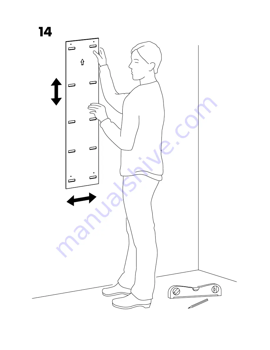 IKEA BRICKAN Instructions Manual Download Page 16