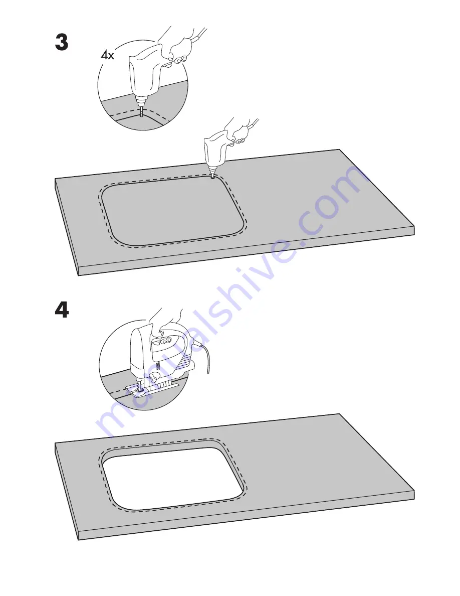 IKEA EMSEN SINGLE BOWL INSET SINK 22X18