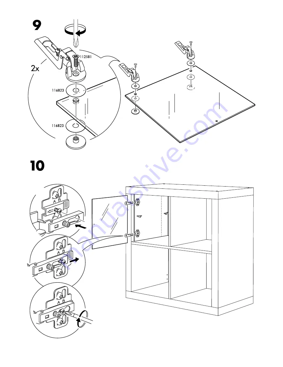 IKEA EXPEDIT COFFEE TABLE SQUARE Скачать руководство пользователя страница 10