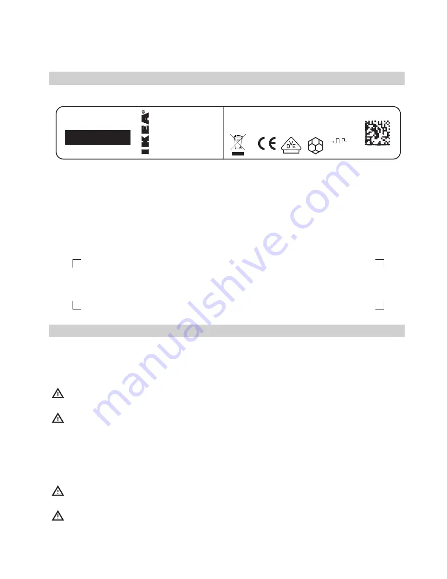 IKEA FRAMTID HINF4T User Manual Download Page 36