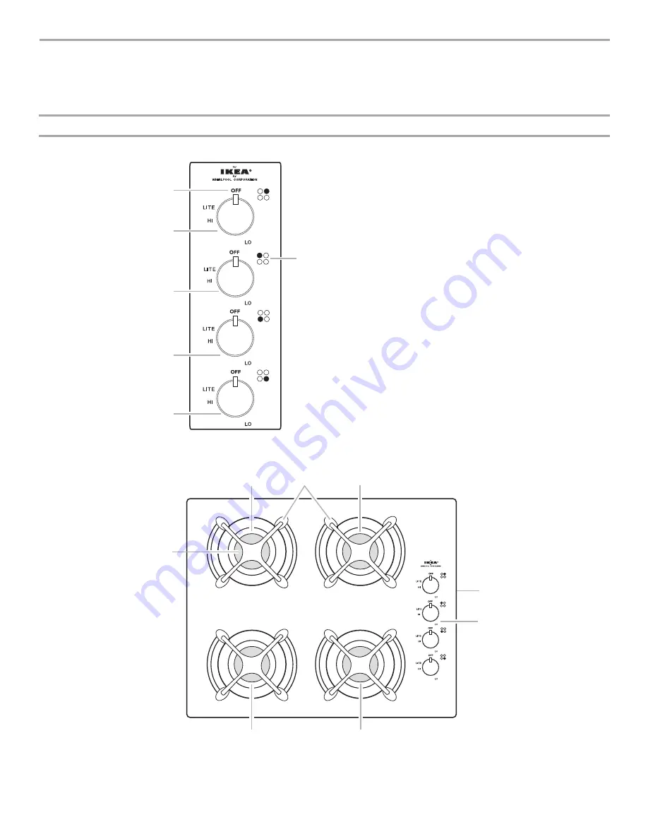 IKEA GAS SEALED BURNER COOKTOP Use & Care Manual Download Page 4