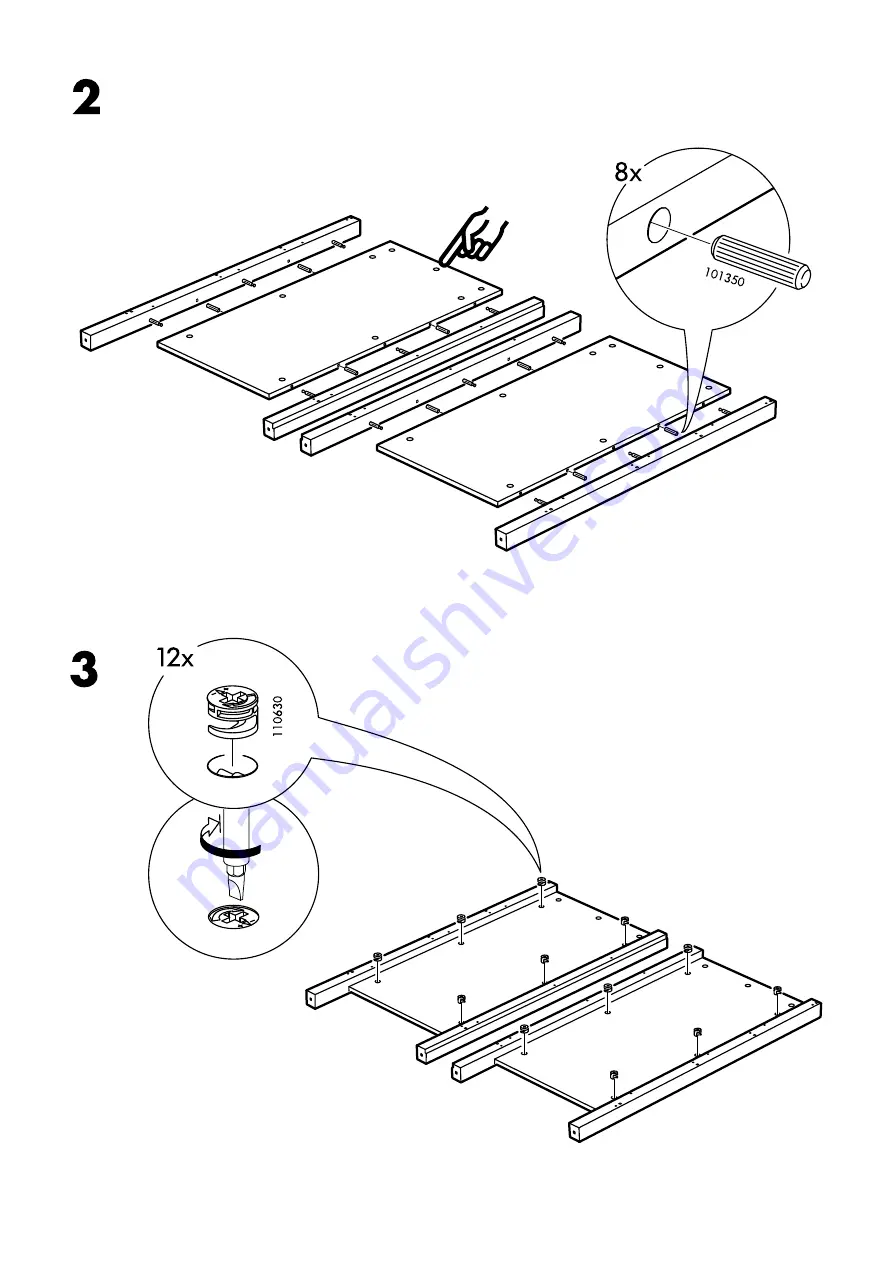 IKEA HEMNES 105.072.92 Скачать руководство пользователя страница 12