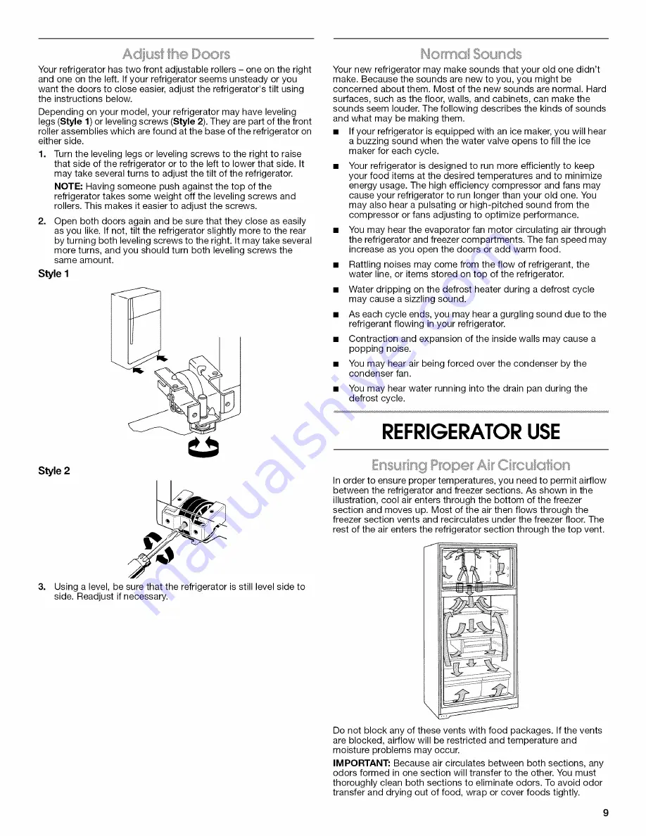 IKEA I8TXCWFXQ01 Use & Care Manual Download Page 9