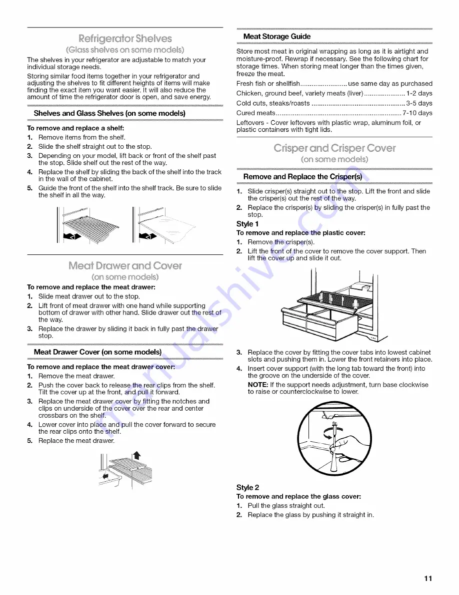 IKEA I8TXCWFXQ01 Use & Care Manual Download Page 11