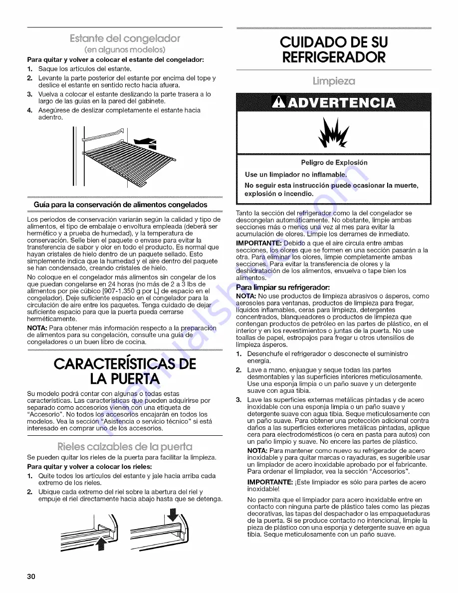 IKEA I8TXCWFXQ01 Use & Care Manual Download Page 30