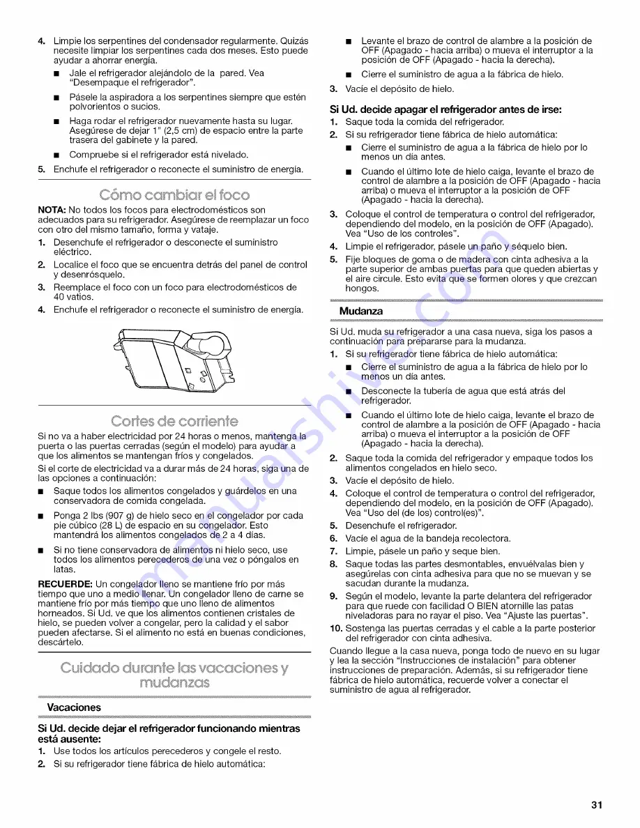 IKEA I8TXCWFXQ01 Use & Care Manual Download Page 31