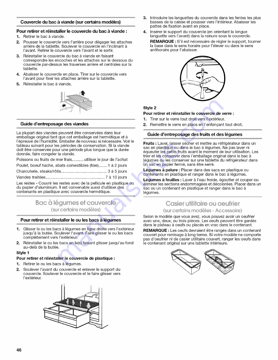 IKEA I8TXCWFXQ01 Use & Care Manual Download Page 46