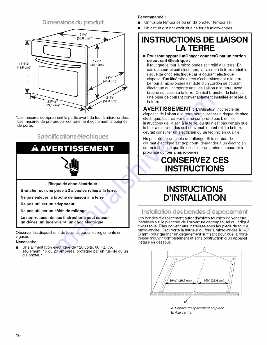 IKEA IBMS1450WM0 Скачать руководство пользователя страница 10