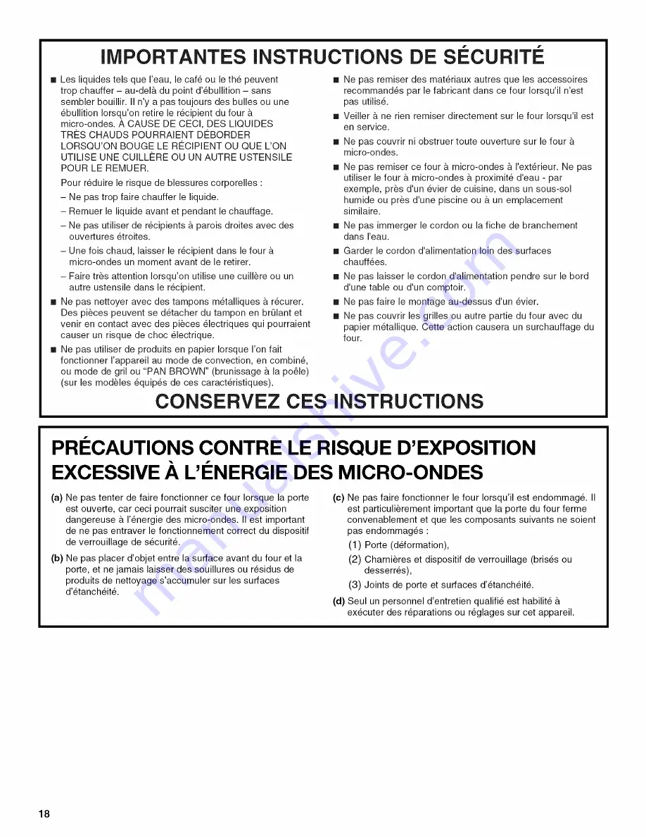 IKEA IBMS1456 Use And Care Manual Download Page 18