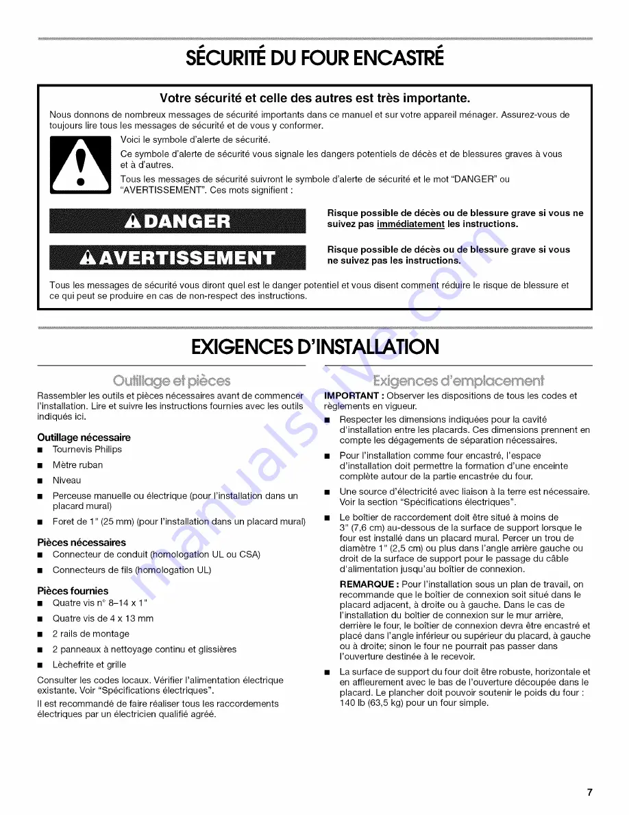 IKEA IBS324PWS0 Installation Instructions Manual Download Page 7