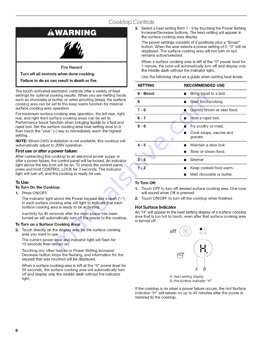 IKEA ICI500XB00 Use And Care Manual Download Page 6