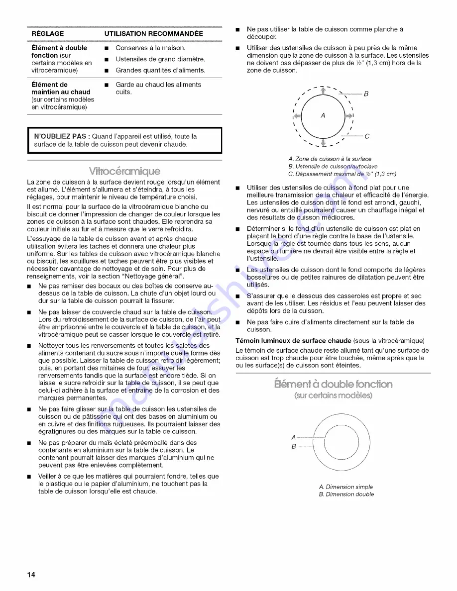 IKEA ICR410RB03 Use & Care Manual Download Page 14