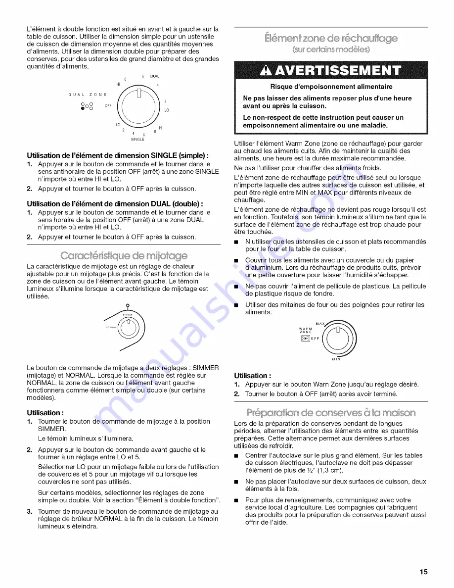 IKEA ICR410RB03 Use & Care Manual Download Page 15