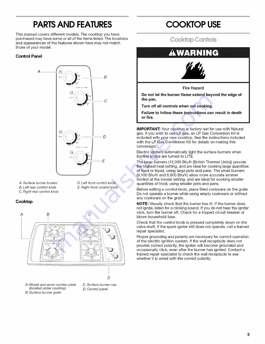 IKEA ICS300WM00 Use And Care Manual Download Page 5