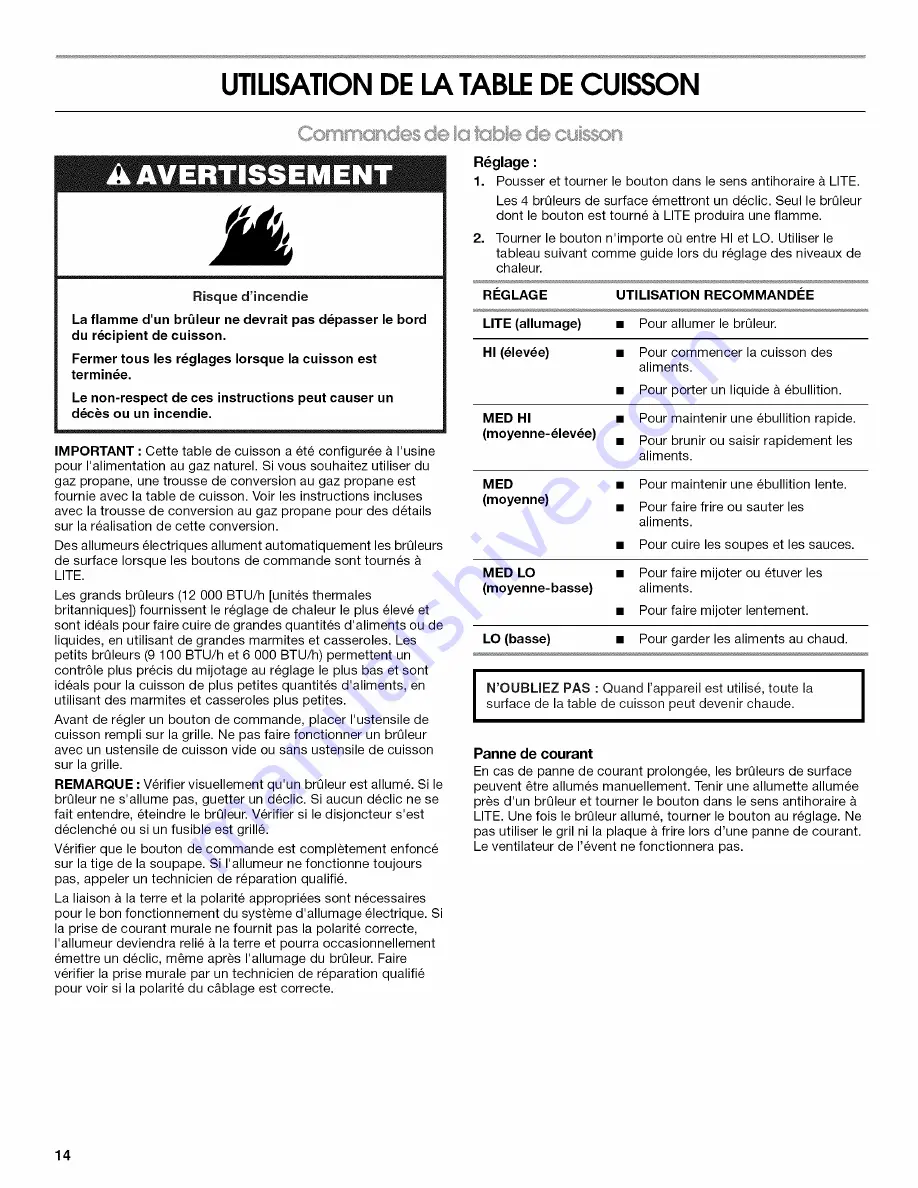 IKEA ICS300WM00 Use And Care Manual Download Page 14