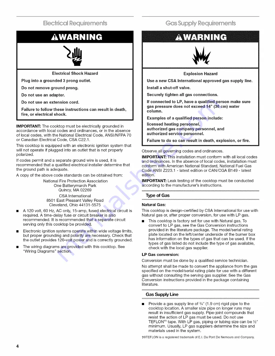 IKEA ICS304WM0 Installation Instructions Manual Download Page 4