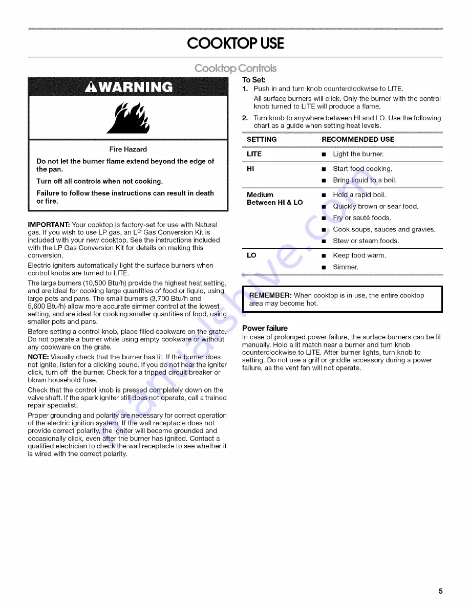 IKEA ICS500WB0 Use & Care Manual Download Page 5