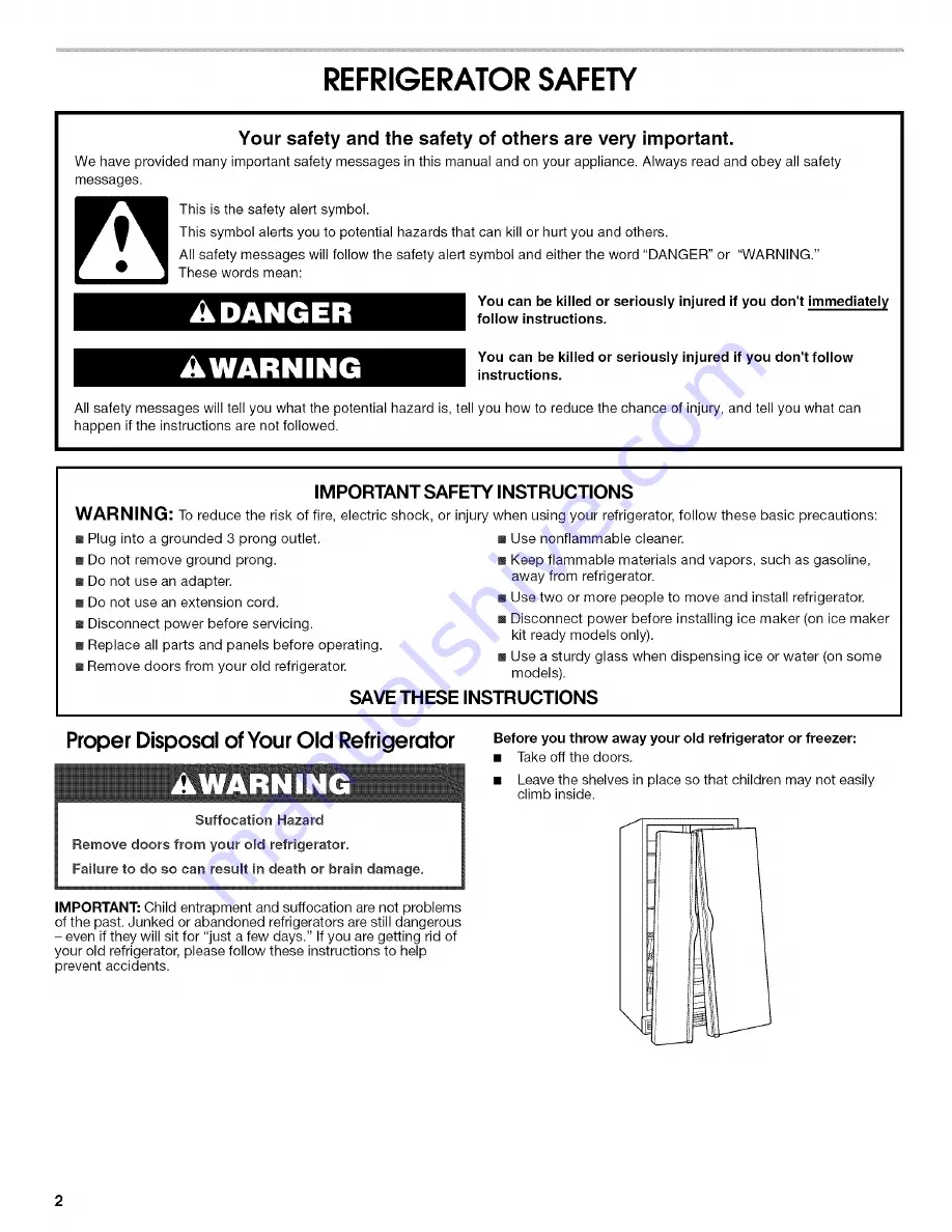 IKEA ID2GFGXRS00 Use & Care Manual Download Page 2