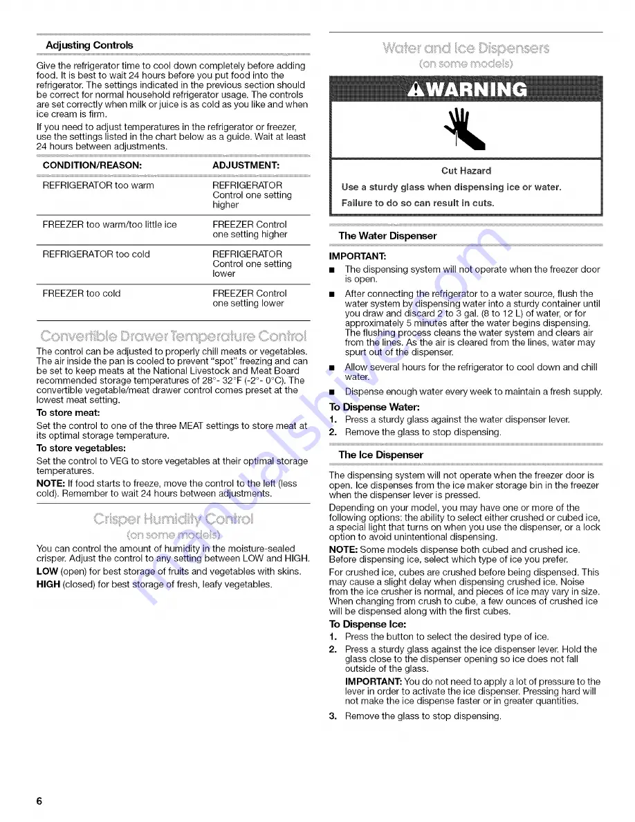 IKEA ID2GFGXRS00 Use & Care Manual Download Page 6