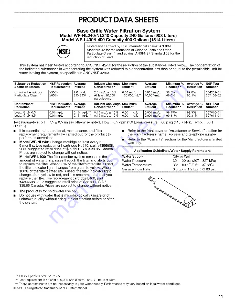 IKEA ID2GFGXRS00 Use & Care Manual Download Page 11