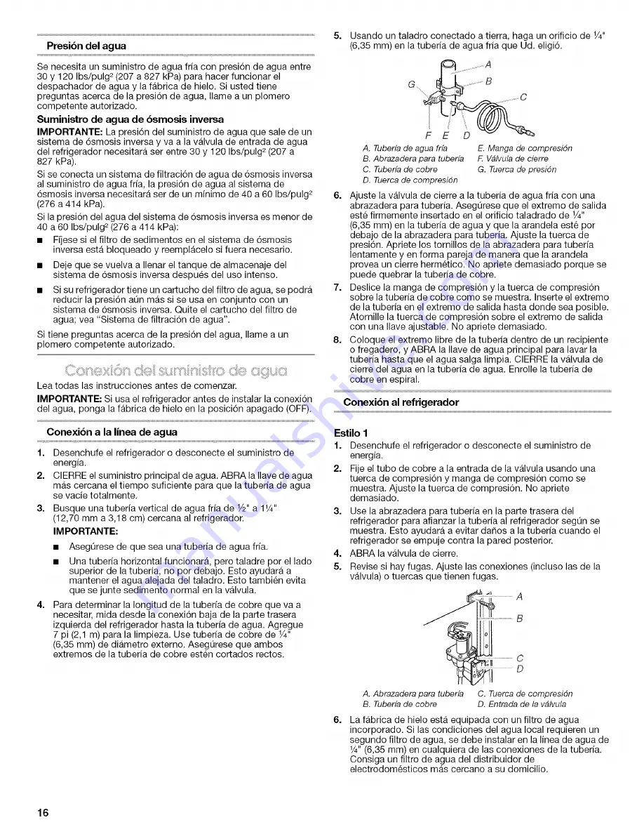 IKEA ID2GFGXRS00 Use & Care Manual Download Page 16