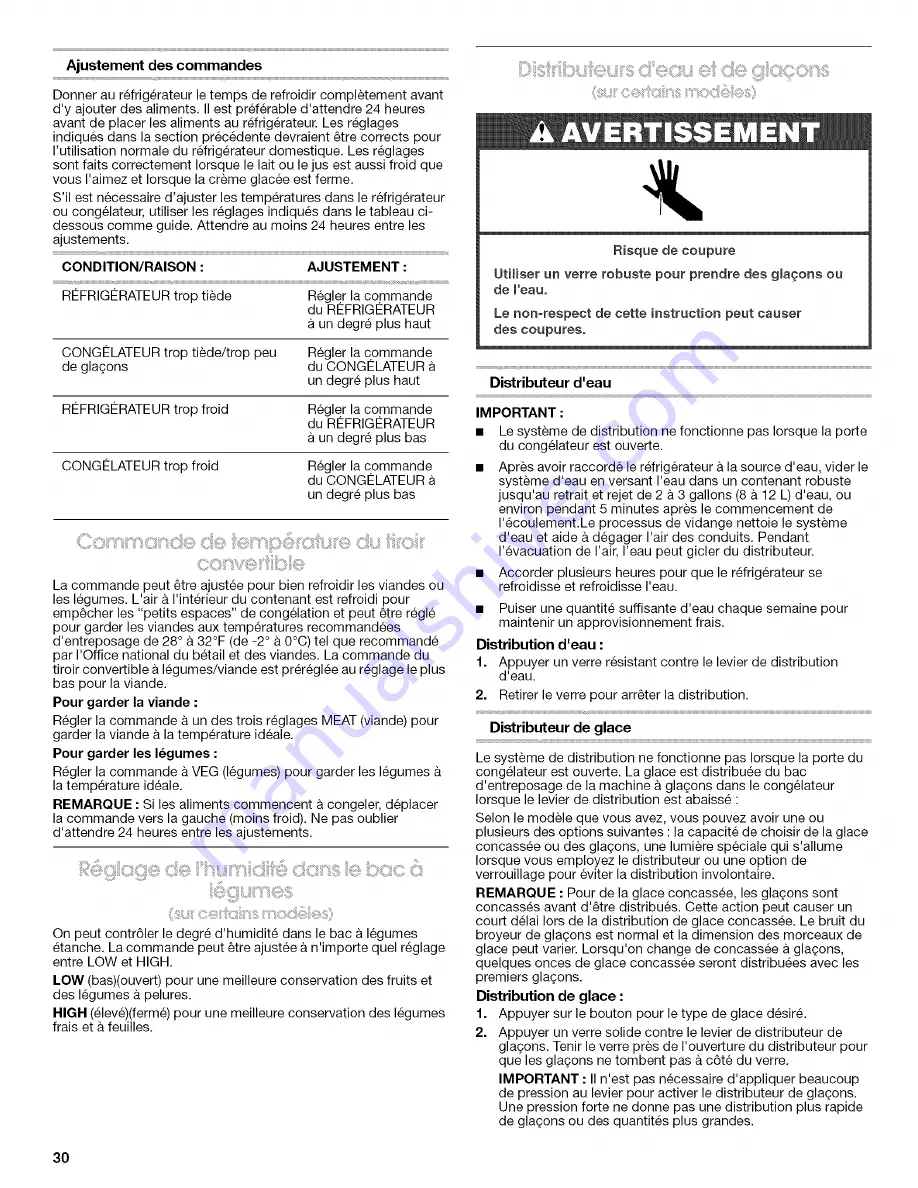 IKEA ID2GFGXRS00 Use & Care Manual Download Page 30