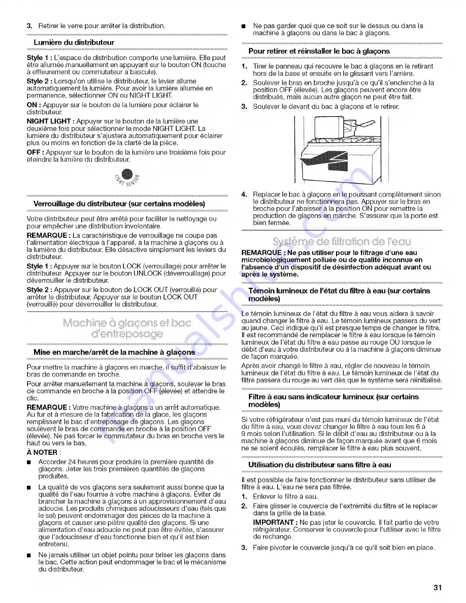 IKEA ID2GFGXRS00 Use & Care Manual Download Page 31