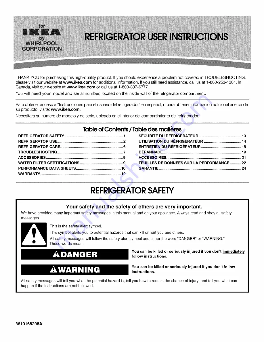 IKEA ID3CHEXVQ00 User Instructions Download Page 1