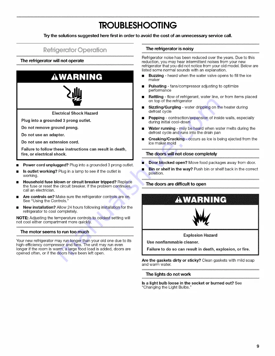 IKEA ID5HHEXTQ00 Use & Care Manual Download Page 9