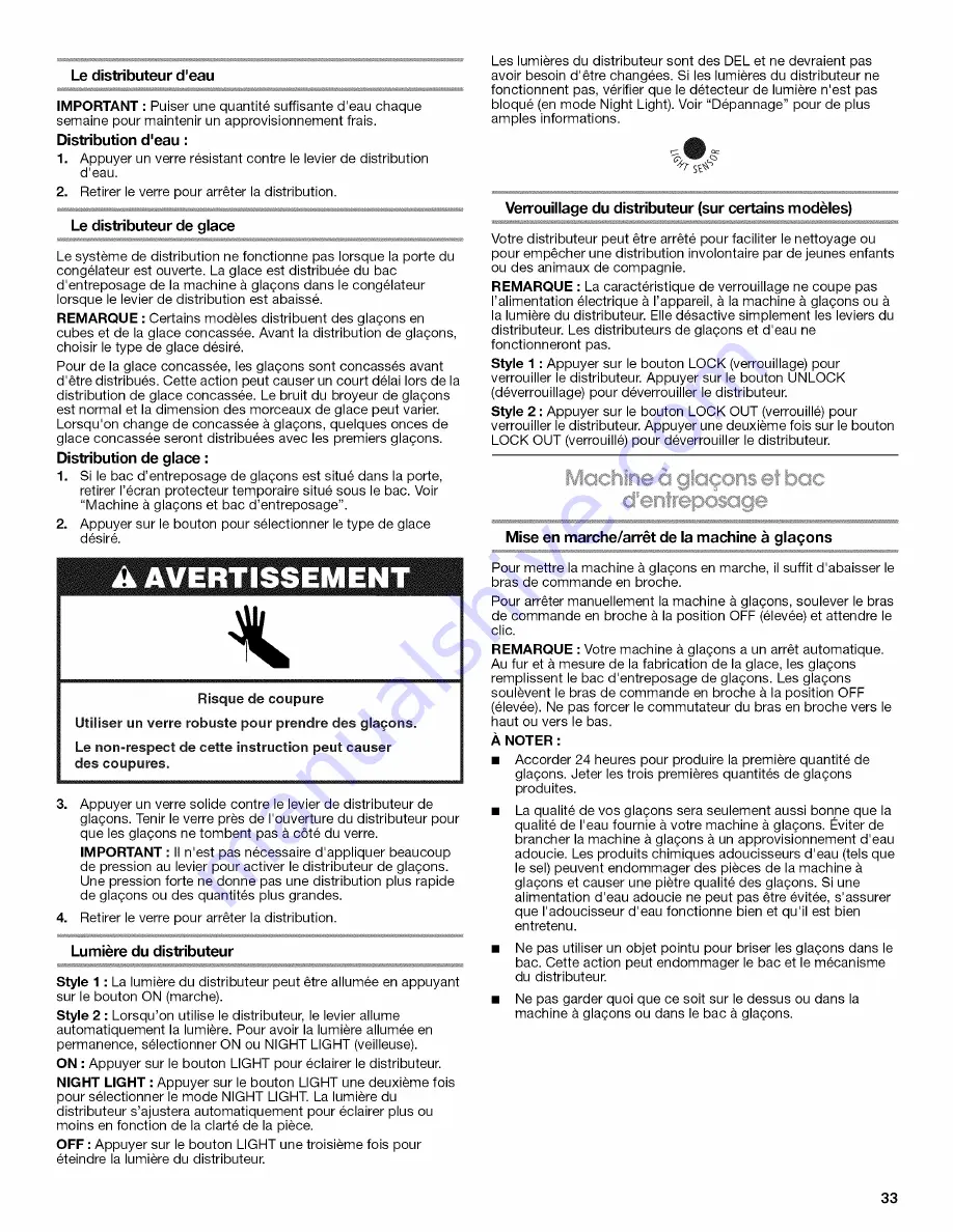 IKEA ID5HHEXTQ00 Use & Care Manual Download Page 33