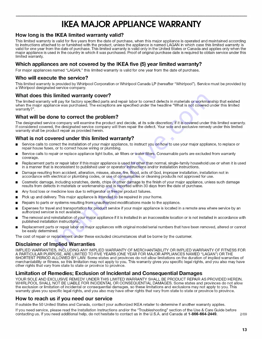 IKEA ID5HHEXVS05 User Instructions Download Page 13