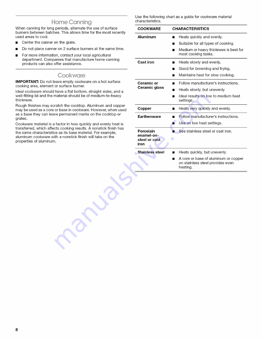 IKEA IDC865VM0 Скачать руководство пользователя страница 8