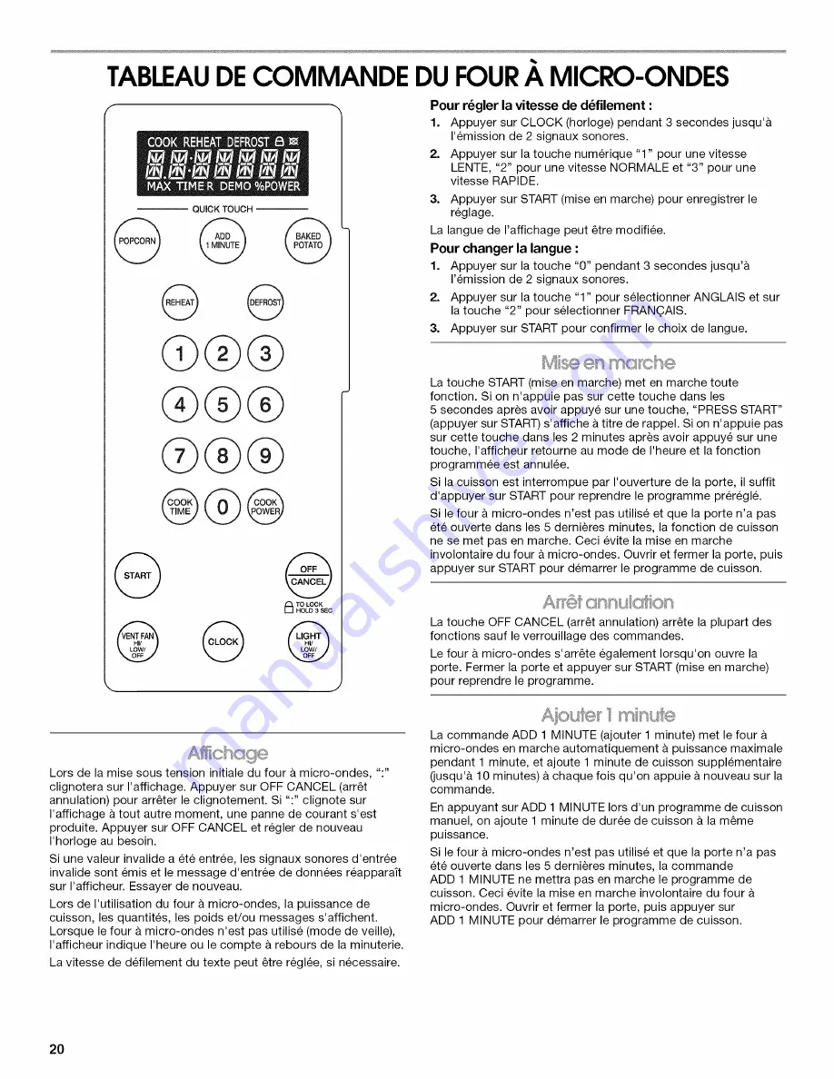 IKEA IMH15 Use And Care Manual Download Page 20