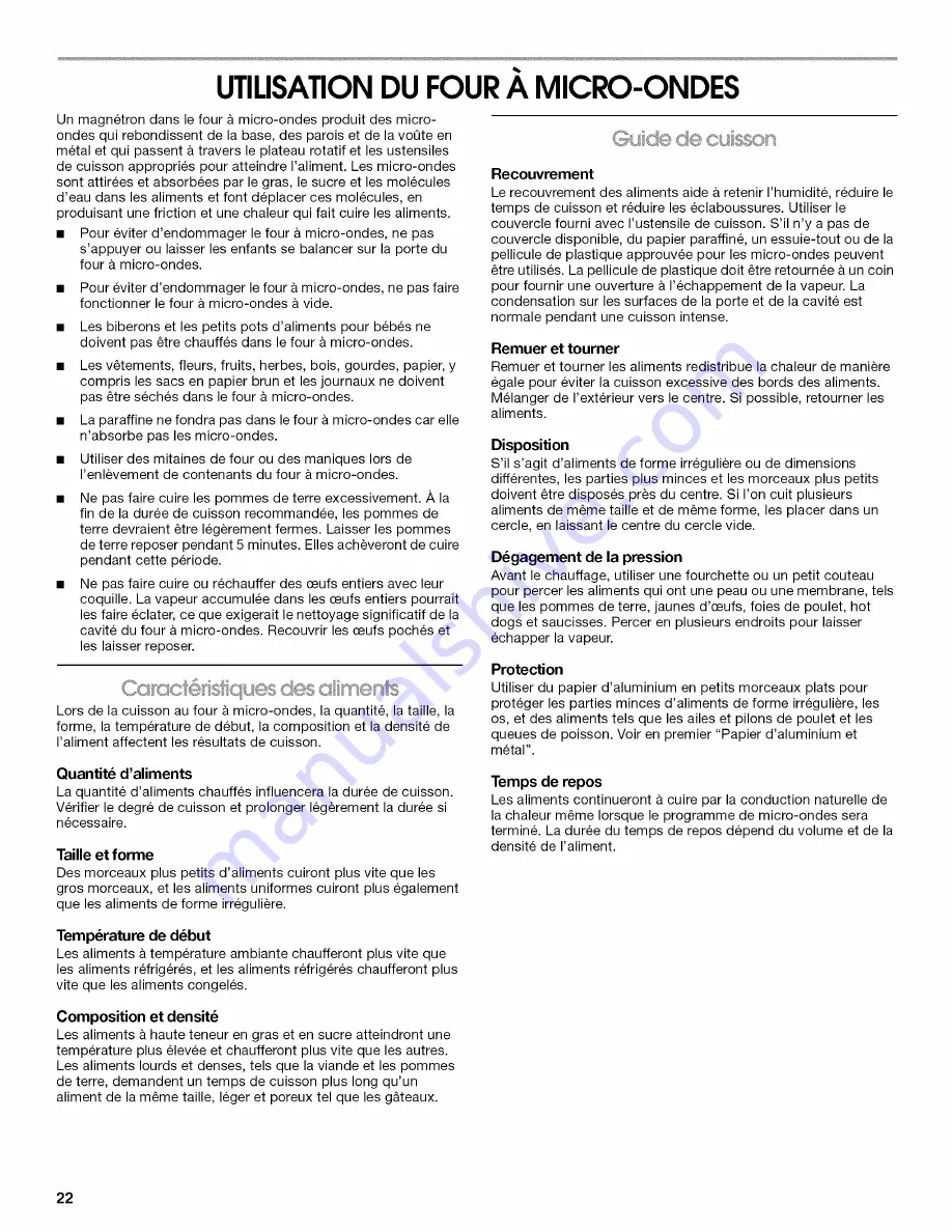 IKEA IMH16 Use And Care Manual Download Page 22