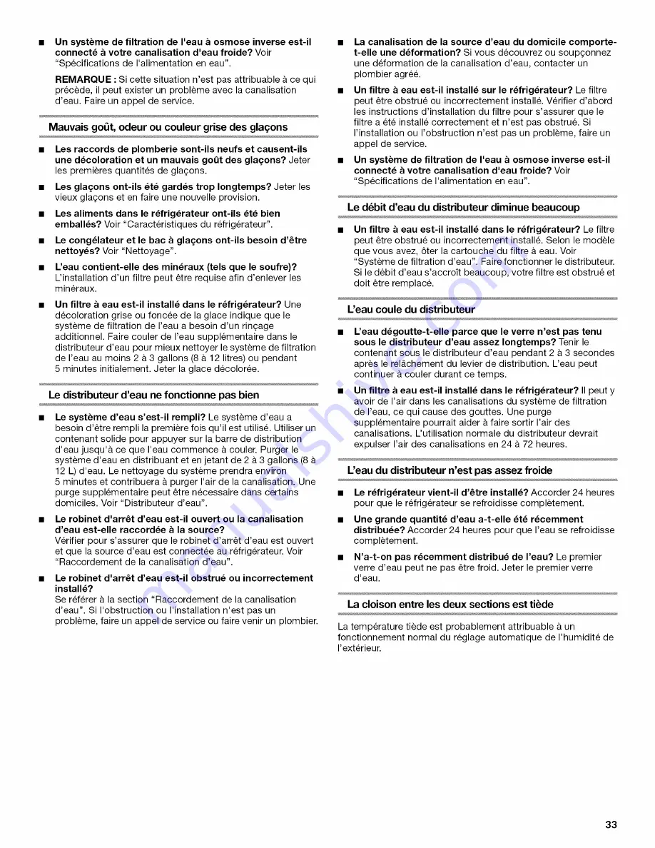 IKEA IR8GSMXRS00 Use & Care Manual Download Page 33