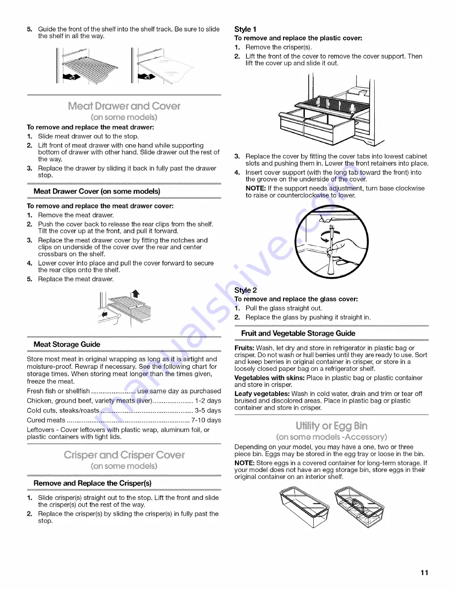 IKEA IR8GSMXRS01 Use & Care Manual Download Page 11