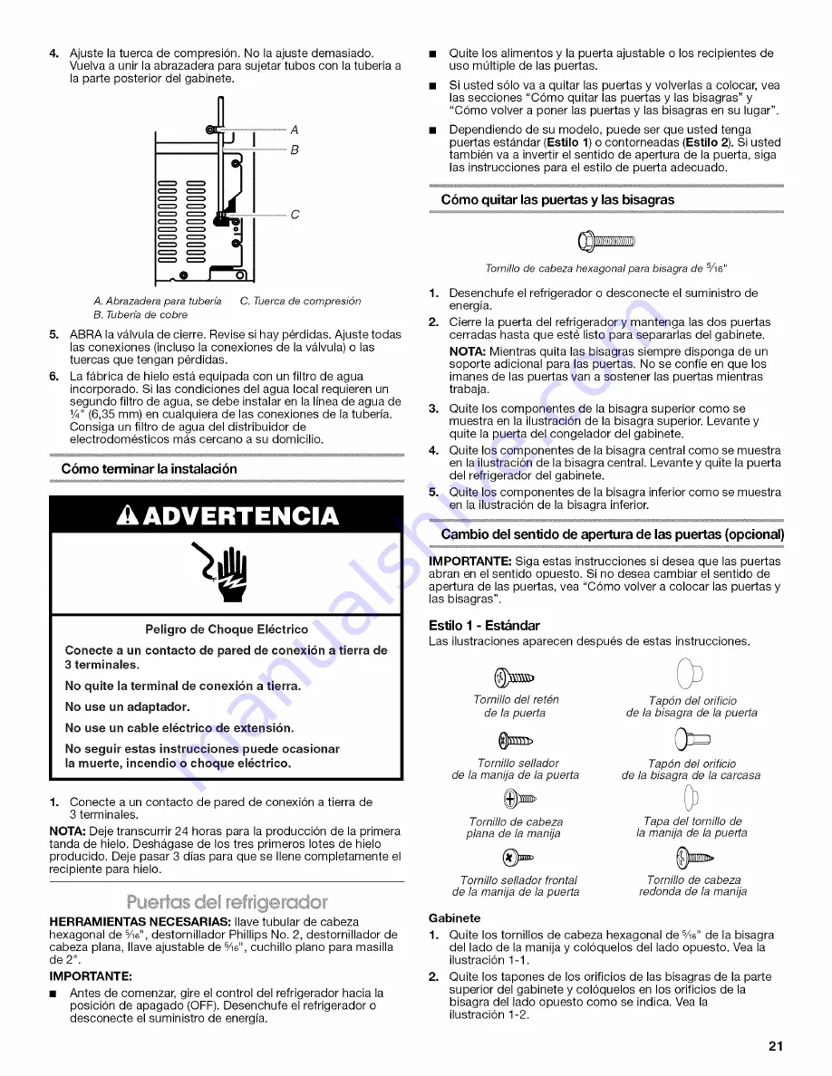 IKEA IR8GSMXRS01 Use & Care Manual Download Page 21